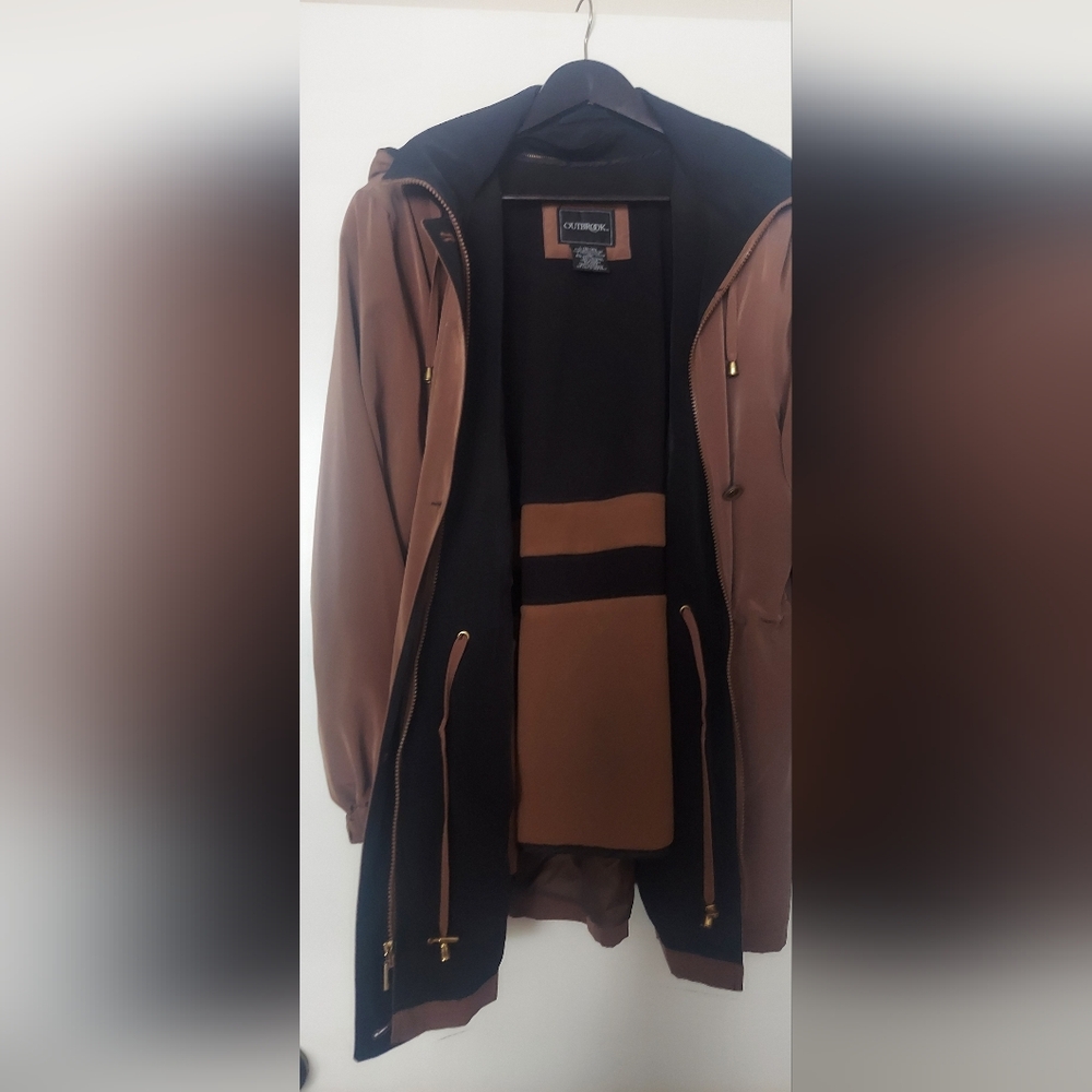 Women's Outbrook Brown Hooded Jacket